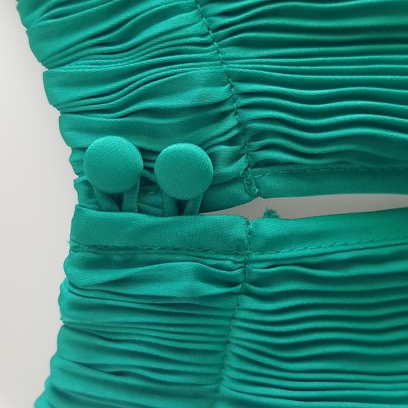 Laundry esmerald halter blouse. Sz.4 - Picture 7 of 11